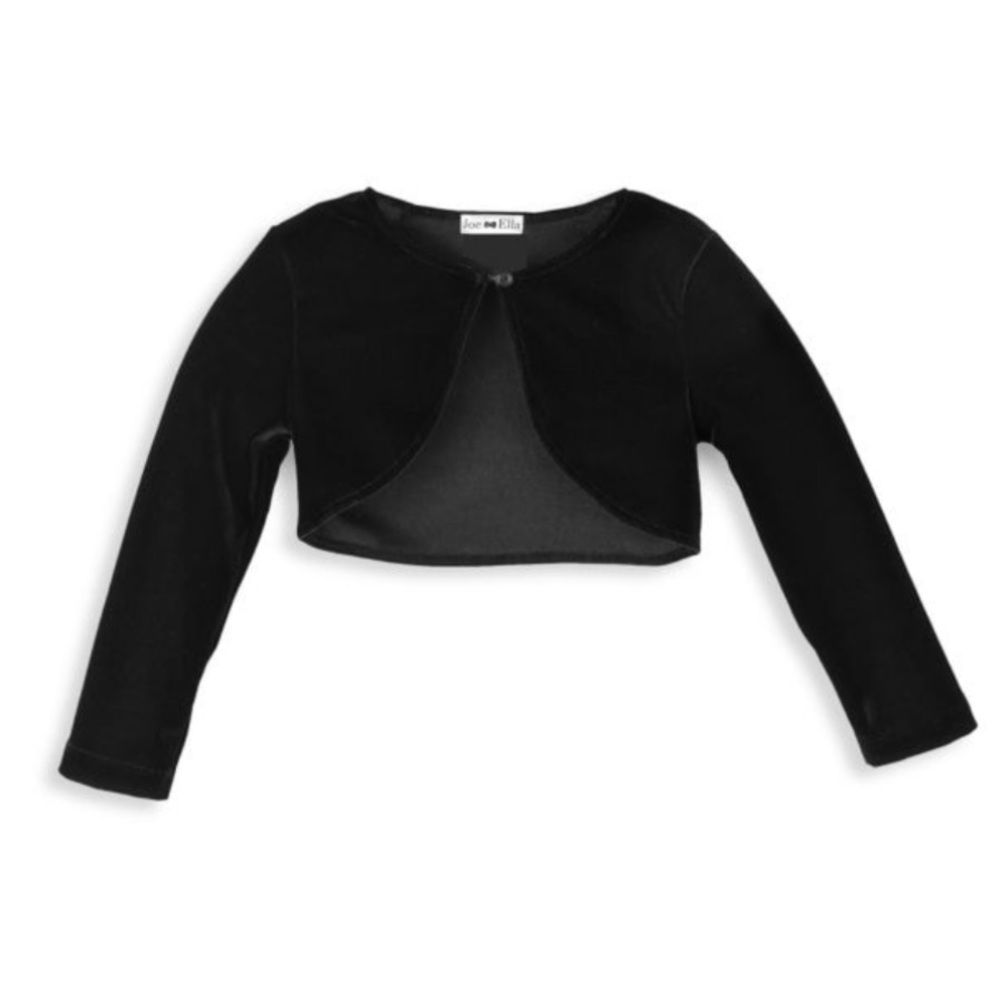 Joe-Ella Girls Velvet Bolero Jacket Size 10
